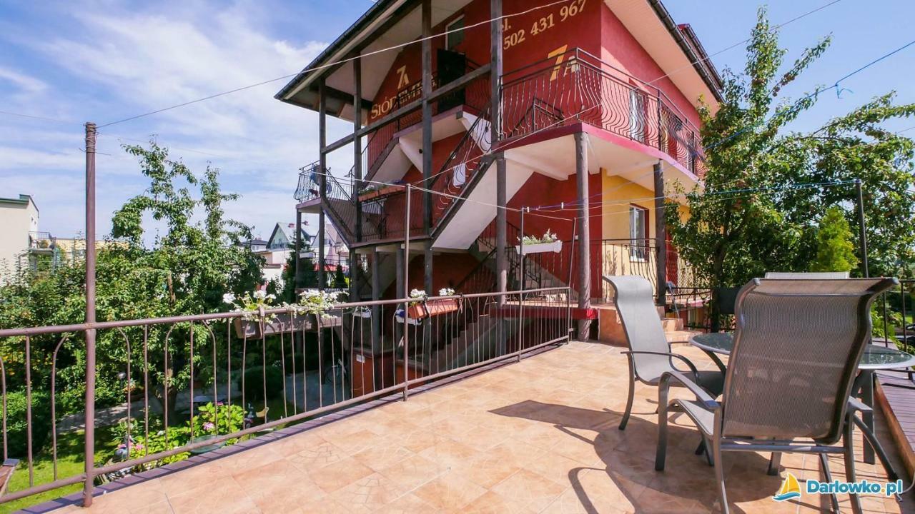 Ferienwohnung Siodemka Darłówko Exterior foto